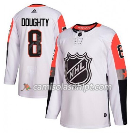 Camisola Los Angeles Kings Drew Doughty 8 2018 NHL All-Star Pacific Division Adidas Branco Authentic - Homem